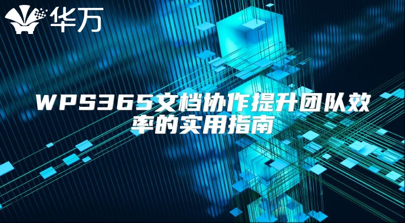 WPS365文檔協(xié)作提升團隊效率的實用指南
