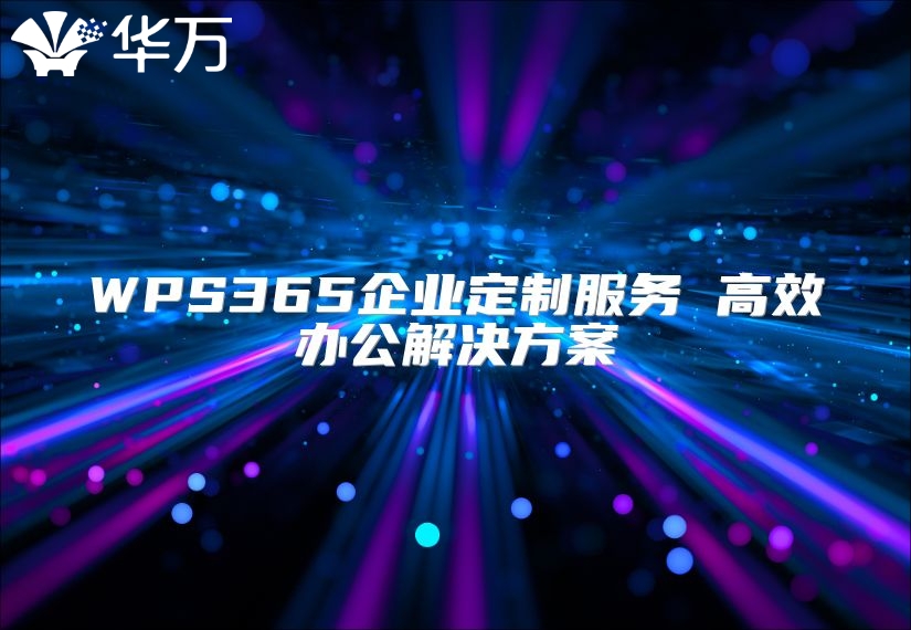 WPS365企業(yè)定制服務 高效辦公解決方案