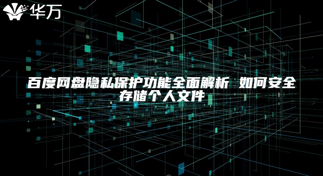百度網(wǎng)盤(pán)隱私保護(hù)功能全面解析 如何安全存儲(chǔ)個(gè)人文件