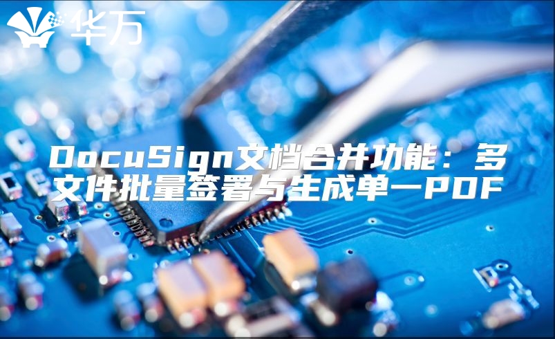 DocuSign文檔合并功能：多文件批量簽署與生成單一PDF