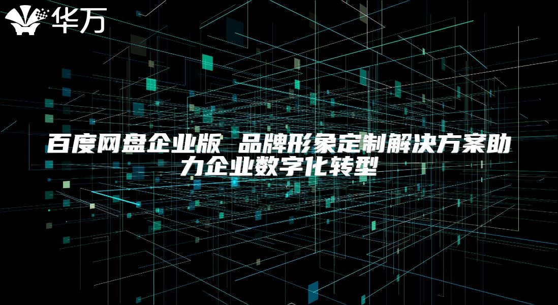 百度網(wǎng)盤企業(yè)版 品牌形象定制解決方案助力企業(yè)數(shù)字化轉(zhuǎn)型
