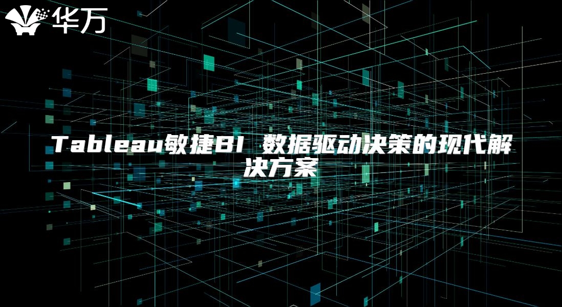 Tableau敏捷BI 數(shù)據(jù)驅動決策的現(xiàn)代解決方案