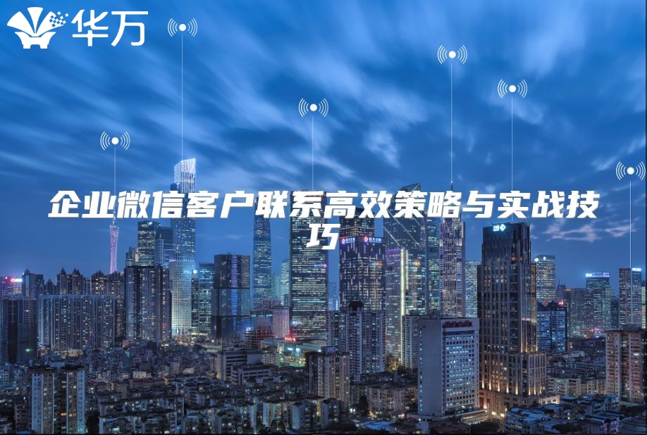 企業微信客戶聯系高效策略與實戰技巧