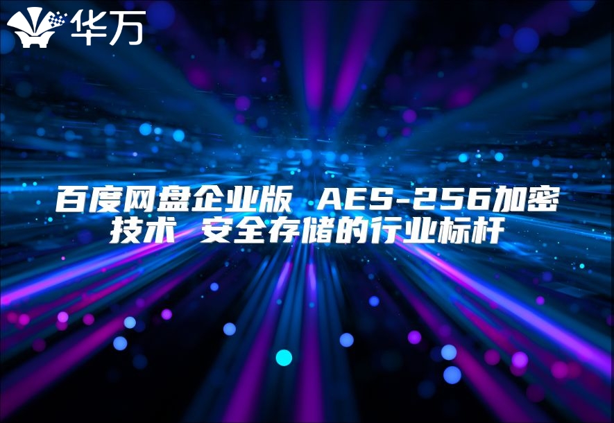 百度網(wǎng)盤企業(yè)版 AES-256加密技術 安全存儲的行業(yè)標桿