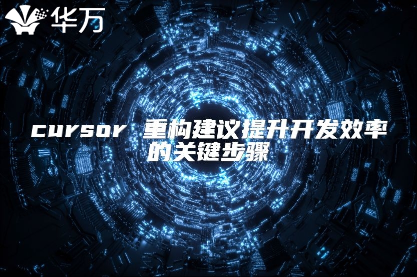 cursor 重構建議提升開發效率的關鍵步驟