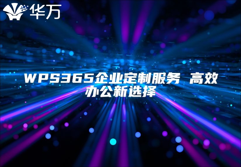 WPS365企業定制服務 高效辦公新選擇