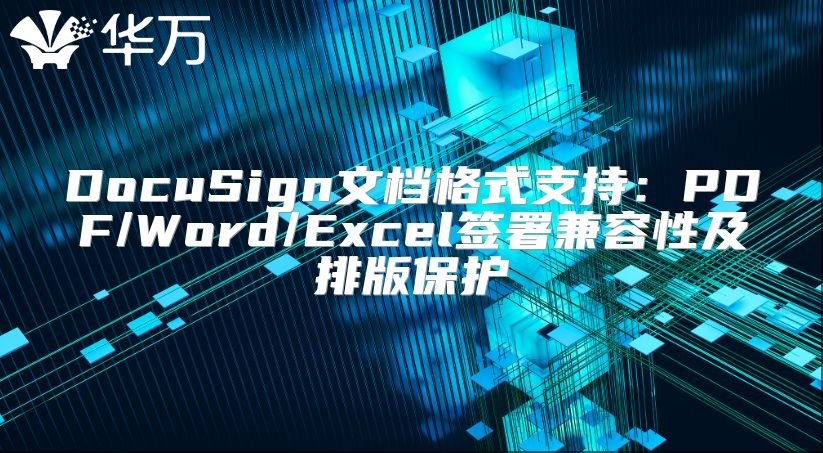 DocuSign文檔格式支持：PDF/Word/Excel簽署兼容性及排版保護