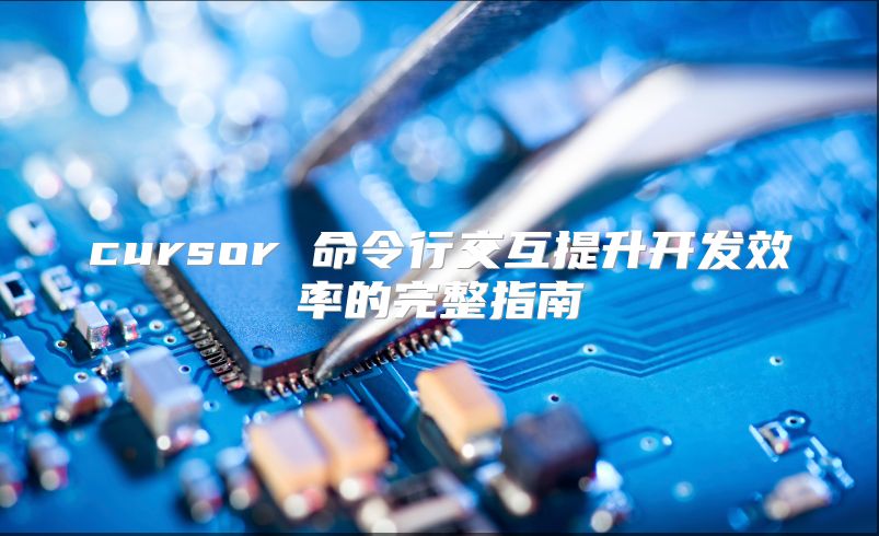 cursor 命令行交互提升開發效率的完整指南