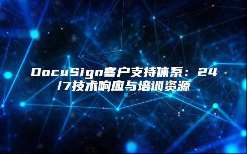 DocuSign客戶支持體系：24/7技術(shù)響應(yīng)與培訓(xùn)資源