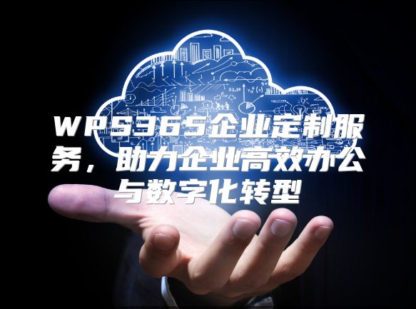 WPS365企業定制服務，助力企業高效辦公與數字化轉型
