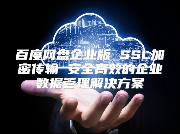 百度網盤企業版 SSL加密傳輸 安全高效的企業數據管理解決方案
