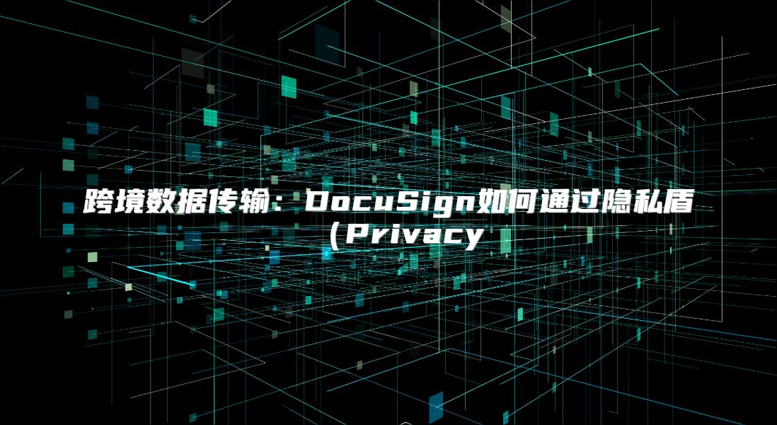 跨境數(shù)據(jù)傳輸：DocuSign如何通過隱私盾（Privacy
